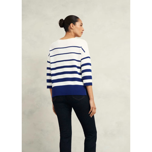 Hobbs Elaine Stripe Cotton Blend Jumper